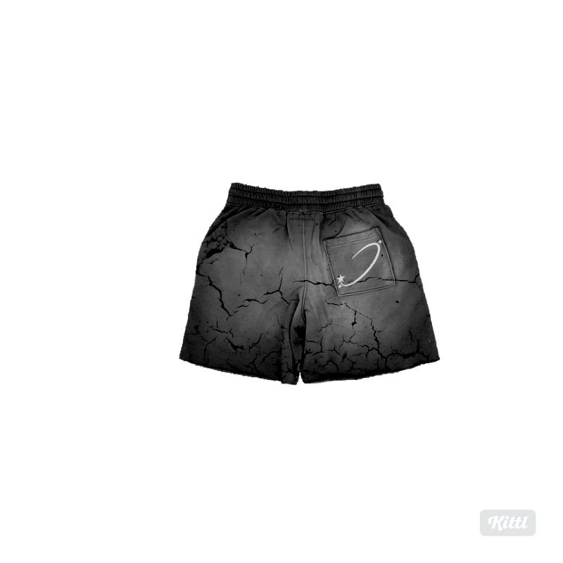 'Sum gon clique' washed shorts ( PREORDER )
